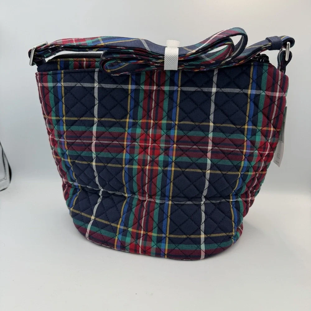 NEW Vera Bradley Bucket Crossbody Bag Purse And Wallet Scottie Dogs - Picture 7 of 14